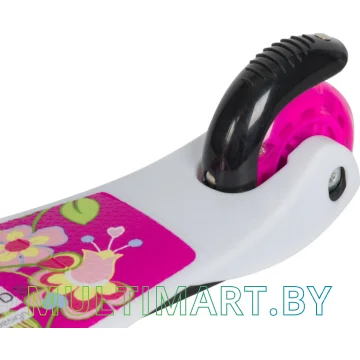 Самокат Novatrack Disco-Kids Print 120H.DISCOKIDS.SWPN20 (розовый, 2020) картинка 5